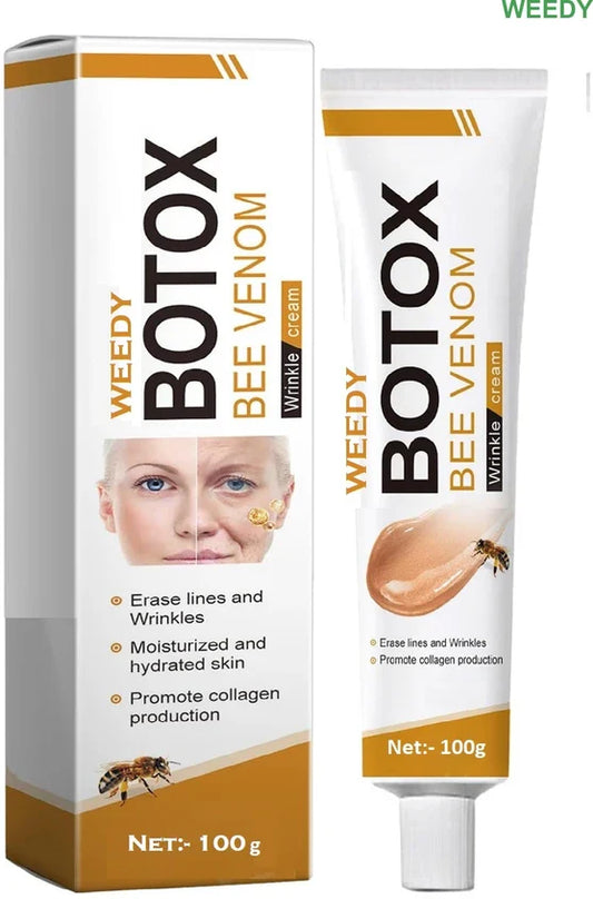 WEEDY Bee Venom Botox Skin Cream 100g for Smoother Texture (100 g)