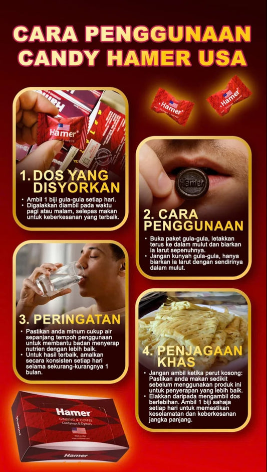 Candy Hammer 100% natural and safe to use CD2